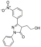 4-(2-HYDROXYETHYL)-3-(M-NITROPHENYL)-1-PHENYL-2-PYRAZOLIN-5-ONE 结构式