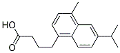 4-(6-ISOPROPYL-4-METHYL-1-NAPHTHYL)BUTYRICACID 结构式