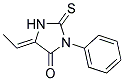 5-ETHYLIDENE-3-PHENYL-2-THIOXO-4-IMIDAZOLIDINONE 结构式