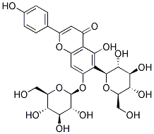 6-(B-D-GLUCOPYRANOSYL)-7-(B-D-GLUCOPYRANOSYLOXY)-5-HYDROXY-2-(P-HYDROXYPHENYL)-4-CHROMENONE 结构式