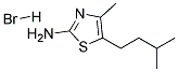 5-ISOPENTYL-4-METHYL-2-THIAZOLAMINEHYDROBROMIDE 结构式