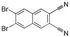 6,7-DIBROMO-2,3-NAPHTHALENEDICARBONITRILE 结构式