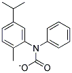 5-ISOPROPYL-2-METHYLPHENYLCARBANILATE 结构式