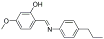 5-METHOXY-2-(((P-PROPYLPHENYL)IMINO)METHYL)PHENOL 结构式