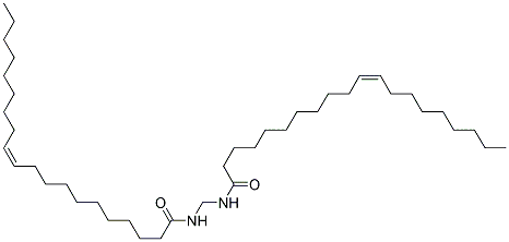 CIS,CIS-N,N'-METHYLENEBIS(11-ICOSENAMIDE) 结构式