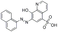 8-Hydroxy-7-(1-naphthylazo)-5-quinolinesulfonicacid 结构式