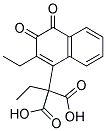 DIETHYL(3,4-DIOXO-3,4-DIHYDRO-1-NAPHTHYL)MALONATE 结构式