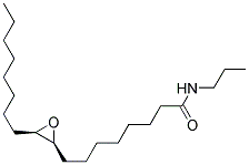 CIS-9,10-EPOXY-N-PROPYLOCTADECANAMIDE 结构式