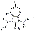 DIETHYL2-AMINOAZULENE-4,6-D2-1,3-DICARBOXYLATE 结构式