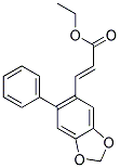 ETHYL3-(6-PHENYL-1,3-BENZODIOXOL-5-YL)ACRYLATE 结构式