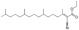ETHYL2-CYANO-3,7,11,15-TETRAMETHYL-2-HEXADECENOATE 结构式
