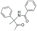 DL-N-(1-ACETYL-1-PHENYLETHYL)BENZAMIDE 结构式