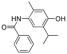 N-(5-ISOPROPYL-4-HYDROXY-2-METHYLPHENYL)BENZAMIDE 结构式