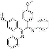 N,N'-(BIS(P-METHOXYPHENYL)ETHANEDIYLIDENE)DIANILINE 结构式