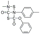 O-PHENYL4,4-DIMETHYL-2-(P-TOLYL)-1,3-DITHIOALLOPHANATE 结构式