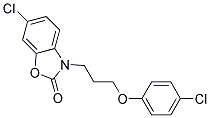 P-CHLOROPHENYLN-(3-(P-CHLOROPHENYLOXY)-PROPYL)CARBAMATE 结构式