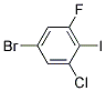4-BROMO-2-CHLORO-6-FLUOROIODOBENZENE 结构式