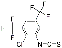 3,5-Bis(trifluoromethyl)-2-chlorophenylisothiocyanate 结构式
