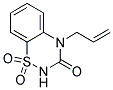 4-ALLYL-2H-1,2,4-BENZOTHIADIAZIN-3(4H)-ON-1,1-DIOXIDE 结构式