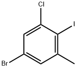 5-溴-3-氯-2-碘甲苯 结构式