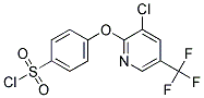 4-([3-Chloro-5-(trifluoromethyl)-2-pyridinyl]oxy)benzenesulfonyl chloride 结构式