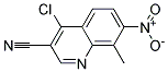 4-CHLORO-8-METHYL-7-NITRO-QUINOLINE-3-CARBONITRILE
 结构式