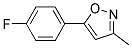 5-(4-fluorophenyl)-3-methylisoxazole 结构式
