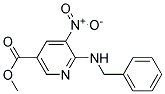6-Benzylamino-5-nitro-nicotinic acid methyl ester 结构式