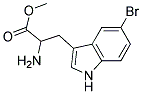 methyl 2-amino-3-(5-bromo-1H-indol-3-yl)propanoate 结构式
