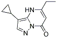 3-cyclopropyl-5-ethylpyrazolo[1,5-a]pyrimidin-7(4H)-one 结构式