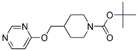 4-(Pyrimidin-4-yloxymethyl)-piperidine-1-carboxylic acid tert-butyl ester 结构式