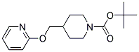 4-(Pyridin-2-yloxymethyl)-piperidine-1-carboxylic acid tert-butyl ester 结构式