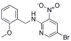 (5-Bromo-3-nitro-pyridin-2-yl)-(2-methoxy-benzyl)-amine 结构式