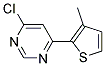 4-Chloro-6-(3-methyl-thiophen-2-yl)-pyrimidine 结构式