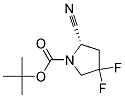 tert-butyl (2S)-2-cyano-4,4-difluoropyrrolidine-1-carboxylate 结构式