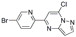 5-(5-bromopyridin-2-yl)-7-chloropyrazolo[1,5-a]pyrimidine 结构式