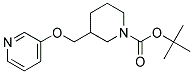 3-(Pyridin-3-yloxymethyl)-piperidine-1-carboxylic acid tert-butyl ester 结构式