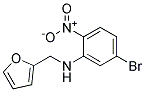 (5-Bromo-2-nitro-phenyl)-furan-2-ylmethyl-amine 结构式