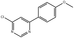 4-Chloro-6-(4-methoxy-phenyl)-pyrimidine 结构式