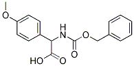 {[(benzyloxy)carbonyl]amino}(4-methoxyphenyl)acetic acid 结构式