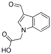 (3-formyl-1H-indol-1-yl)acetic acid 结构式