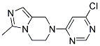 7-(6-Chloro-pyrimidin-4-yl)-3-methyl-5,6,7,8-tetrahydro-imidazo[1,5-a]pyrazine 结构式
