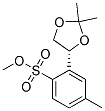 [(4R)-2,2-dimethyl-1,3-dioxolan-4-yl]methyl 4-methylbenzenesulfonate 结构式