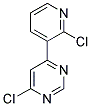 4-Chloro-6-(2-chloro-pyridin-3-yl)-pyrimidine 结构式