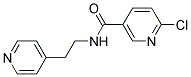 6-Chloro-N-(2-pyridin-4-yl-ethyl)-nicotinamide 结构式