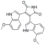 3,4-bis(7-methoxy-1H-indol-3-yl)-1H-pyrrole-2,5-dione 结构式