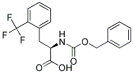 (2R)-2-{[(benzyloxy)carbonyl]amino}-3-[2-(trifluoromethyl)phenyl]propanoic acid 结构式