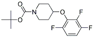 4-(2,3,6-Trifluoro-phenoxy)-piperidine-1-carboxylic acid tert-butyl ester 结构式