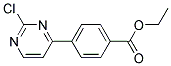 4-(2-Chloro-pyrimidin-4-yl)-benzoic acid ethyl ester 结构式