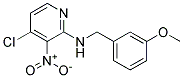 (4-Chloro-3-nitro-pyridin-2-yl)-(3-methoxy-benzyl)-amine 结构式